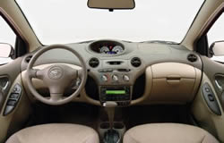 Toyota Echo - dashboard layout