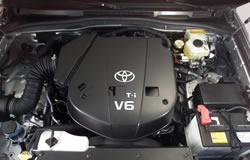 4.0-liter, 6-cylinder, 24-valve, aluminum alloy block with aluminum alloy head