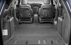 Dodge Caravan cargo storage