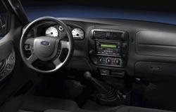 2005 Ford Ranger dashboard layout