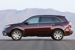 2012 Acura MDX Dark Cherry Pearl