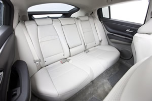 ZDX rear seats