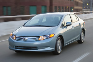 2012 Honda Civic Hybrid Cool Mist Metallic finish